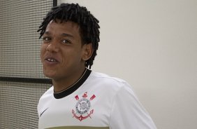 Nos vestiários antes da partida entre Corinthians x Flamengo, realizada esta noite no estádio do Pacaembu, jogo válido pela 29ª rodada do Campeonato Brasileiro de 2012