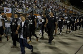 Durante a partida entre Corinthians x Flamengo, realizada esta noite no estdio do Pacaembu, jogo vlido pela 29 rodada do Campeonato Brasileiro de 2012