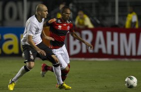 Durante a partida entre Corinthians x Flamengo, realizada esta noite no estdio do Pacaembu, jogo vlido pela 29 rodada do Campeonato Brasileiro de 2012