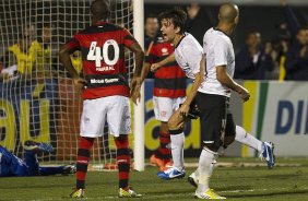 Durante a partida entre Corinthians x Flamengo, realizada esta noite no estdio do Pacaembu, jogo vlido pela 29 rodada do Campeonato Brasileiro de 2012