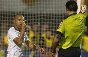 Durante a partida entre Corinthians x Flamengo, realizada esta noite no estdio do Pacaembu, jogo vlido pela 29 rodada do Campeonato Brasileiro de 2012