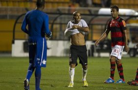 Durante a partida entre Corinthians x Flamengo, realizada esta noite no estádio do Pacaembu, jogo válido pela 29ª rodada do Campeonato Brasileiro de 2012