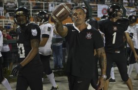 Durante a partida entre Corinthians x Flamengo, realizada esta noite no estdio do Pacaembu, jogo vlido pela 29 rodada do Campeonato Brasileiro de 2012