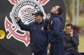 Durante o treino realizado esta tarde no CT Joaquim Grava, localizado no Parque Ecolgico do Tiete. O prximo jogo da equipe ser amanh, sbado, dia 13/10 contra a Portuguesa, no Caninde, vlido pela 30 rodada do Campeonato Brasileiro de 2012