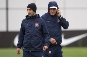 Durante o treino realizado esta tarde no CT Joaquim Grava, localizado no Parque Ecolgico do Tiete. O prximo jogo da equipe ser amanh, sbado, dia 13/10 contra a Portuguesa, no Caninde, vlido pela 30 rodada do Campeonato Brasileiro de 2012