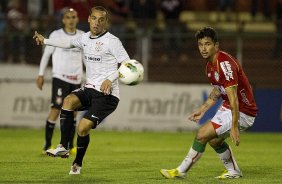 Durante a partida entre Portuguesa x Corinthians, realizada esta noite no estdio do Caninde, jogo vlido pela 30 rodada do Campeonato Brasileiro de 2012