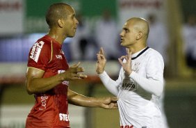 Durante a partida entre Portuguesa x Corinthians, realizada esta noite no estdio do Caninde, jogo vlido pela 30 rodada do Campeonato Brasileiro de 2012