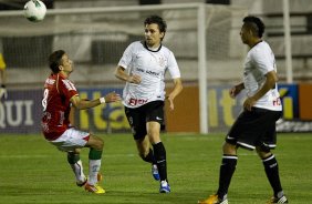 Durante a partida entre Portuguesa x Corinthians, realizada esta noite no estdio do Caninde, jogo vlido pela 30 rodada do Campeonato Brasileiro de 2012