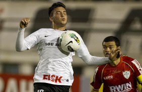 Durante a partida entre Portuguesa x Corinthians, realizada esta noite no estdio do Caninde, jogo vlido pela 30 rodada do Campeonato Brasileiro de 2012