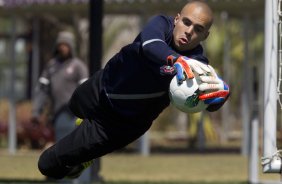 Durante o treino realizado esta manh no CT Joaquim Grava, localizado no Parque Ecolgico do Tiete. O prximo jogo da equipe ser quarta-feira, dia 17/10 contra o Cruzeiro, no estdio Melo, em Varginha/MG, vlido pela 31 rodada do Campeonato Brasileiro de 2012