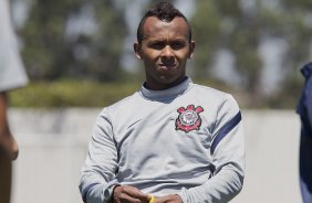 Durante o treino realizado esta manh no CT Joaquim Grava, localizado no Parque Ecolgico do Tiete. O prximo jogo da equipe ser quarta-feira, dia 17/10 contra o Cruzeiro, no estdio Melo, em Varginha/MG, vlido pela 31 rodada do Campeonato Brasileiro de 2012