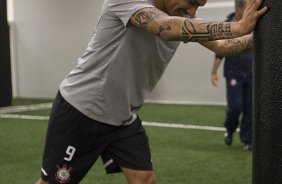 Durante a partida entre Corinthians x Bahia/BA, realizada esta noite no estdio do Pacaembu, jogo vlido pela 32 rodada do Campeonato Brasileiro de 2012