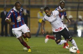 Durante a partida entre Corinthians x Bahia/BA, realizada esta noite no estdio do Pacaembu, jogo vlido pela 32 rodada do Campeonato Brasileiro de 2012