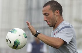 Durante o treino realizado esta tarde no CT Joaquim Grava, localizado no Parque Ecolgico do Tiete. O prximo jogo da equipe ser sbado, dia 27/10 contra o Vasco da Gama, no Pacaembu, vlido pela 33 rodada do Campeonato Brasileiro de 2012