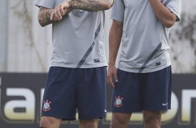 Durante o treino realizado esta tarde no CT Joaquim Grava, localizado no Parque Ecolgico do Tiete. O prximo jogo da equipe ser sbado, dia 27/10 contra o Vasco da Gama, no Pacaembu, vlido pela 33 rodada do Campeonato Brasileiro de 2012