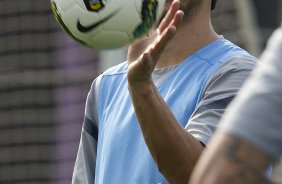 Durante o treino realizado esta tarde no CT Joaquim Grava, localizado no Parque Ecolgico do Tiete. O prximo jogo da equipe ser sbado, dia 27/10 contra o Vasco da Gama, no Pacaembu, vlido pela 33 rodada do Campeonato Brasileiro de 2012