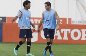 Durante o treino realizado esta tarde no CT Joaquim Grava, localizado no Parque Ecolgico do Tiete. O prximo jogo da equipe ser sbado, dia 27/10 contra o Vasco da Gama, no Pacaembu, vlido pela 33 rodada do Campeonato Brasileiro de 2012