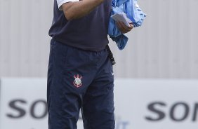 Durante o treino realizado esta tarde no CT Joaquim Grava, localizado no Parque Ecolgico do Tiete. O prximo jogo da equipe ser sbado, dia 27/10 contra o Vasco da Gama, no Pacaembu, vlido pela 33 rodada do Campeonato Brasileiro de 2012