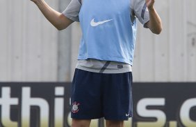 Durante o treino realizado esta tarde no CT Joaquim Grava, localizado no Parque Ecolgico do Tiete. O prximo jogo da equipe ser sbado, dia 27/10 contra o Vasco da Gama, no Pacaembu, vlido pela 33 rodada do Campeonato Brasileiro de 2012