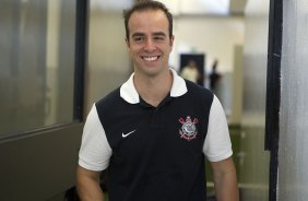 Nos vestiários antes da partida entre Corinthians x Vasco da Gama, realizada esta tarde no estádio do Pacaembu, jogo válido pela 33ª rodada do Campeonato Brasileiro de 2012