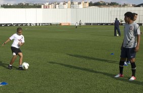 Durante o treino realizado esta tarde no CT Joaquim Grava, localizado no Parque Ecológico do Tiete. O próximo jogo da equipe será sábado, dia 10/11, contra o Coritiba, no estádio do Pacaembu, válido pela 35ª rodada do Campeonato Brasileiro de 2012