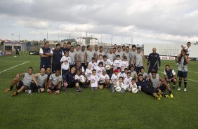 Durante o treino realizado esta tarde no CT Joaquim Grava, localizado no Parque Ecolgico do Tiete. O prximo jogo da equipe ser sbado, dia 10/11, contra o Coritiba, no estdio do Pacaembu, vlido pela 35 rodada do Campeonato Brasileiro de 2012