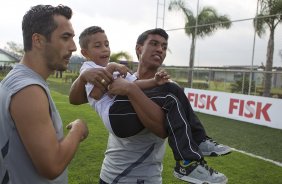 Durante o treino realizado esta tarde no CT Joaquim Grava, localizado no Parque Ecológico do Tiete. O próximo jogo da equipe será sábado, dia 10/11, contra o Coritiba, no estádio do Pacaembu, válido pela 35ª rodada do Campeonato Brasileiro de 2012