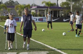 Durante o treino realizado esta tarde no CT Joaquim Grava, localizado no Parque Ecológico do Tiete. O próximo jogo da equipe será sábado, dia 10/11, contra o Coritiba, no estádio do Pacaembu, válido pela 35ª rodada do Campeonato Brasileiro de 2012