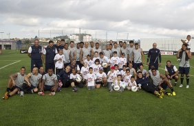 Durante o treino realizado esta tarde no CT Joaquim Grava, localizado no Parque Ecolgico do Tiete. O prximo jogo da equipe ser sbado, dia 10/11, contra o Coritiba, no estdio do Pacaembu, vlido pela 35 rodada do Campeonato Brasileiro de 2012