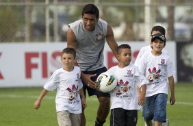 Durante o treino realizado esta tarde no CT Joaquim Grava, localizado no Parque Ecológico do Tiete. O próximo jogo da equipe será sábado, dia 10/11, contra o Coritiba, no estádio do Pacaembu, válido pela 35ª rodada do Campeonato Brasileiro de 2012