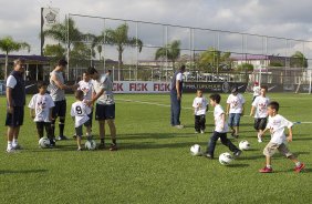Durante o treino realizado esta tarde no CT Joaquim Grava, localizado no Parque Ecológico do Tiete. O próximo jogo da equipe será sábado, dia 10/11, contra o Coritiba, no estádio do Pacaembu, válido pela 35ª rodada do Campeonato Brasileiro de 2012
