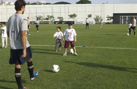 Durante o treino realizado esta tarde no CT Joaquim Grava, localizado no Parque Ecológico do Tiete. O próximo jogo da equipe será sábado, dia 10/11, contra o Coritiba, no estádio do Pacaembu, válido pela 35ª rodada do Campeonato Brasileiro de 2012