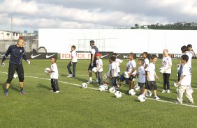 Durante o treino realizado esta tarde no CT Joaquim Grava, localizado no Parque Ecológico do Tiete. O próximo jogo da equipe será sábado, dia 10/11, contra o Coritiba, no estádio do Pacaembu, válido pela 35ª rodada do Campeonato Brasileiro de 2012