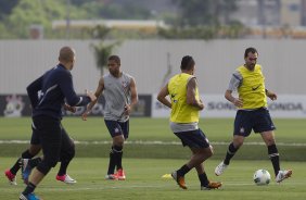 Durante o treino realizado esta tarde no CT Joaquim Grava, localizado no Parque Ecológico do Tiete. O próximo jogo da equipe será sábado, dia 10/11, contra o Coritiba, no estádio do Pacaembu, válido pela 35ª rodada do Campeonato Brasileiro de 2012