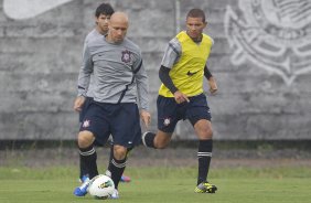 Durante o treino realizado esta tarde no CT Joaquim Grava, localizado no Parque Ecolgico do Tiete. O prximo jogo da equipe ser amanh, sbado, dia 10/11, contra o Coritiba, no estdio do Pacaembu, vlido pela 35 rodada do Campeonato Brasileiro de 2012