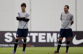 Durante o treino realizado esta tarde no CT Joaquim Grava, localizado no Parque Ecolgico do Tiete. O prximo jogo da equipe ser amanh, sbado, dia 10/11, contra o Coritiba, no estdio do Pacaembu, vlido pela 35 rodada do Campeonato Brasileiro de 2012