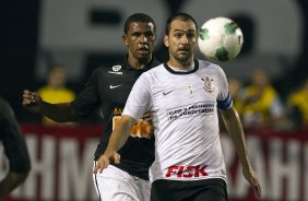 Durante a partida entre Corinthians x Coritiba, realizada esta noite no estdio do Pacaembu, jogo vlido pela 35 rodada do Campeonato Brasileiro de 2012