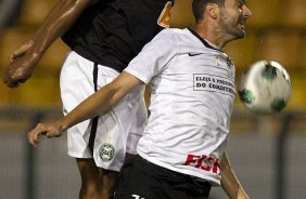 Durante a partida entre Corinthians x Coritiba, realizada esta noite no estdio do Pacaembu, jogo vlido pela 35 rodada do Campeonato Brasileiro de 2012