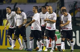 Durante a partida entre Corinthians x Coritiba, realizada esta noite no estdio do Pacaembu, jogo vlido pela 35 rodada do Campeonato Brasileiro de 2012