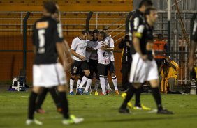 Durante a partida entre Corinthians x Coritiba, realizada esta noite no estdio do Pacaembu, jogo vlido pela 35 rodada do Campeonato Brasileiro de 2012