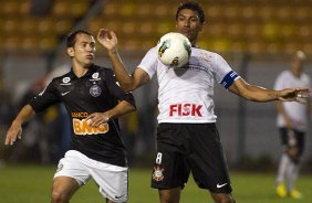 Durante a partida entre Corinthians x Coritiba, realizada esta noite no estdio do Pacaembu, jogo vlido pela 35 rodada do Campeonato Brasileiro de 2012