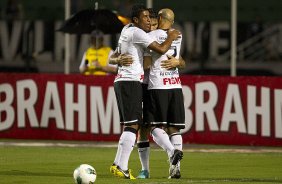 Durante a partida entre Corinthians x Coritiba, realizada esta noite no estádio do Pacaembu, jogo válido pela 35ª rodada do Campeonato Brasileiro de 2012