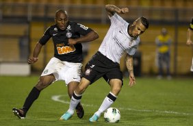 Durante a partida entre Corinthians x Coritiba, realizada esta noite no estdio do Pacaembu, jogo vlido pela 35 rodada do Campeonato Brasileiro de 2012