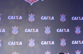 Durante evento no Museu do Futebol, no Pacaembu, o Corinthians anunciou seu novo patrocinador master, a Caixa Economica Federal; São Paulo / SP - Brasil - 20/11/2012