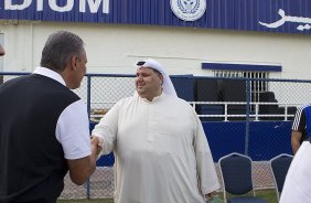Durante o treino do Corinthians no estdio Humaid Al Tayer, que pertence ao Al Nasr, de Dubai. O time esta fazendo uma escala tecnica para posterior ao viagem ao Japao onde disputara o Campeonato Mundial Interclubes organizado pela FIFA, a ser jogado nas cidades de Toyota e Yokohama