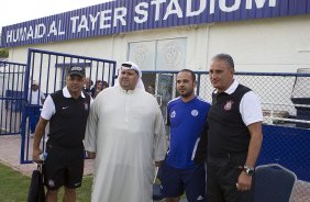 Durante o treino do Corinthians no estdio Humaid Al Tayer, que pertence ao Al Nasr, de Dubai. O time esta fazendo uma escala tecnica para posterior ao viagem ao Japao onde disputara o Campeonato Mundial Interclubes organizado pela FIFA, a ser jogado nas cidades de Toyota e Yokohama