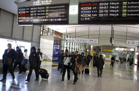 Durante a viagem para Nagoya/Japao; O time fez uma escala tecnica para e viajou ao Japao onde disputara o Campeonato Mundial Interclubes organizado pela FIFA, a ser jogado nas cidades de Toyota e Yokohama