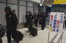 Durante a viagem para Nagoya/Japao; O time fez uma escala tecnica para e viajou ao Japao onde disputara o Campeonato Mundial Interclubes organizado pela FIFA, a ser jogado nas cidades de Toyota e Yokohama