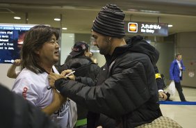 Durante a viagem para Nagoya/Japao; O time fez uma escala tecnica para e viajou ao Japao onde disputara o Campeonato Mundial Interclubes organizado pela FIFA, a ser jogado nas cidades de Toyota e Yokohama