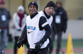 Durante o treino do Corinthians esta tarde no Wave Stadium Kariya, como preparao para a disputa do Campeonato Mundial Interclubes organizado pela FIFA, a ser jogado nas cidades de Toyota e Yokohama